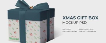 Free-Xmas-Box-with-Ribbon-Mockup-PSD