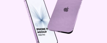 iPhone 17 mockup PSD free