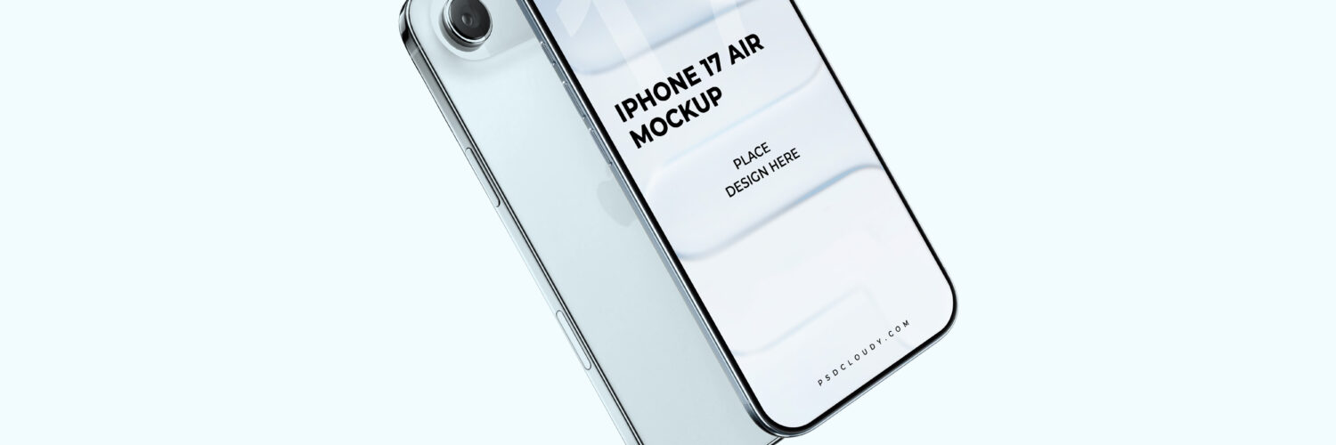 Free-iPhone-17-Air-Mockup