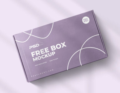Top View Packaging Mockup PSD Free Download