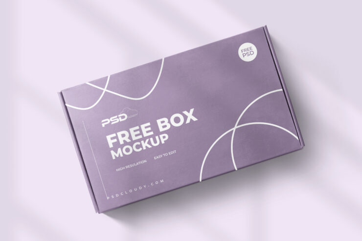 Top View Packaging Mockup PSD Free Download