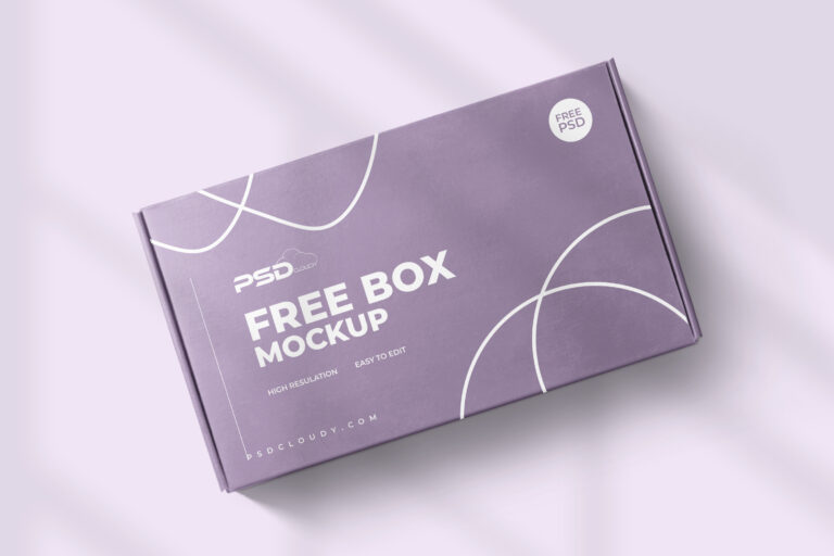Top View Packaging Mockup PSD Free Download