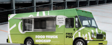 Free-Food-Truck-Mockup-Realistic-Branding-&-Logo-Display
